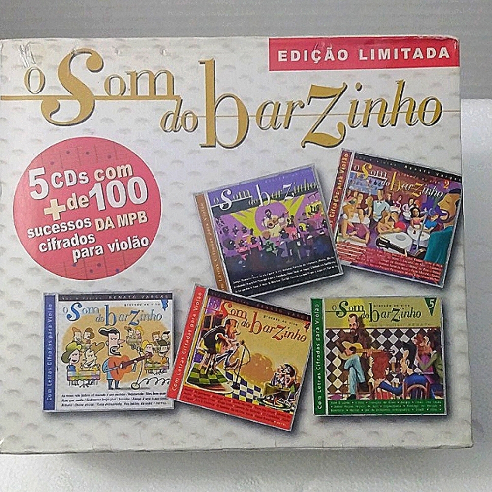 Renato Vargas O Som Do Barzinho  5 CD Live Limited Collection 2001 Rare Brazil